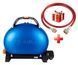 КОМПЛЕКТ Портативный переносной газовый гриль O-GRILL 500, синий + шланг в подарок!