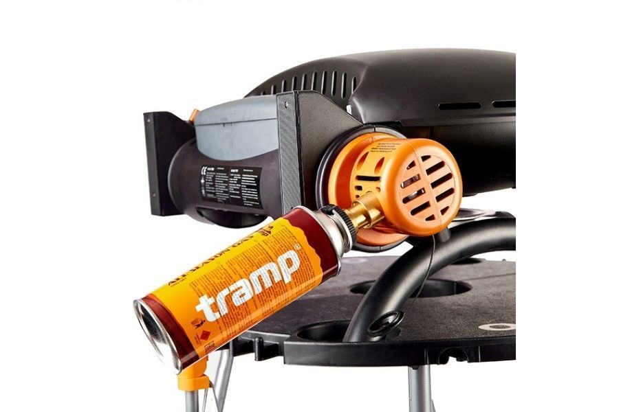 КОМПЛЕКТ Портативный переносной газовый гриль O-GRILL 500, синий + шланг в подарок!