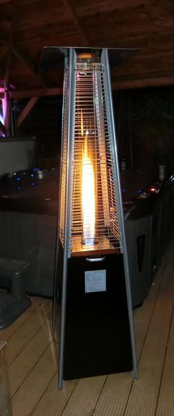 ВУЛИЧНИЙ ГАЗОВИЙ ОБІГРІВАЧ ACTIVA PYRAMIDE CHEOPS II BLACK