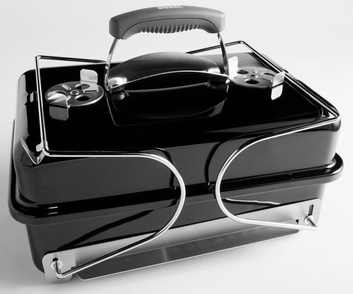 Угольний гриль Weber Go-Anywhere, черный (витрина)_stok