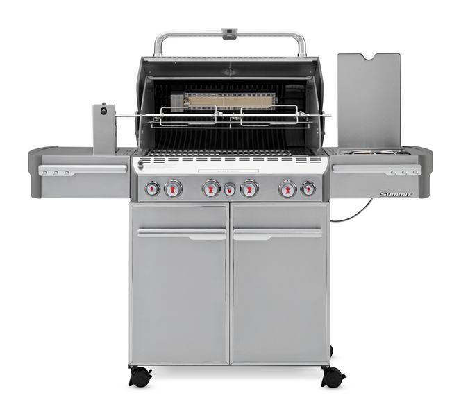 Газовый гриль Weber Summit S-470 GBS, нержавеющая сталь