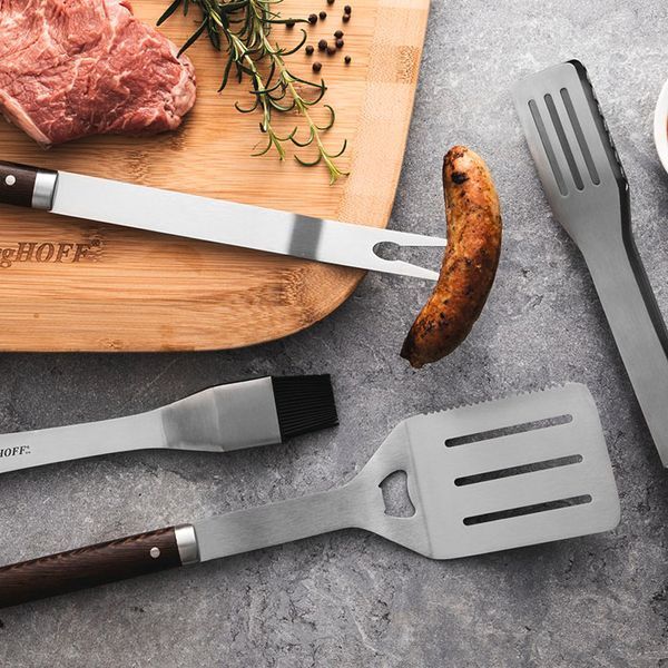 Essentials BBQ Tool Set in Bag, 6 pcs