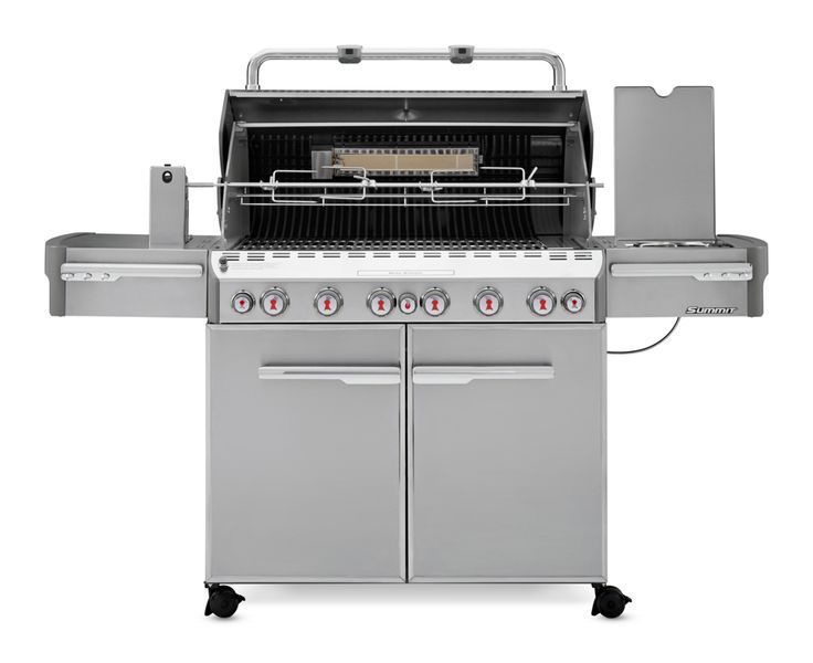 Газовый гриль Weber Summit S-670 GBS, нержавеющая сталь