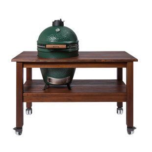 Стол длинный для Big Green Egg L (Махагон)