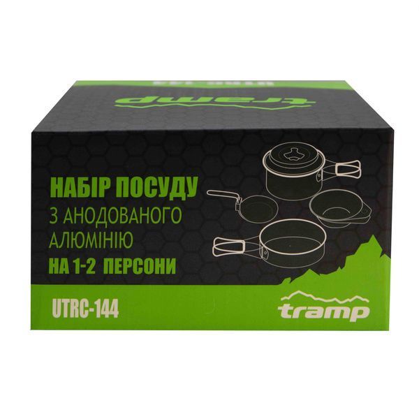 Набор посуды Tramp из анодированного алюминия на 1-2 персоны 1л UTRC-144 (025)
