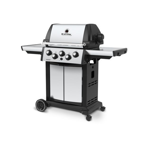 Гриль газовий Broil King Signet 390 срібний