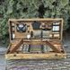 Mzavod Picnic Case-Table Gift Set, Black