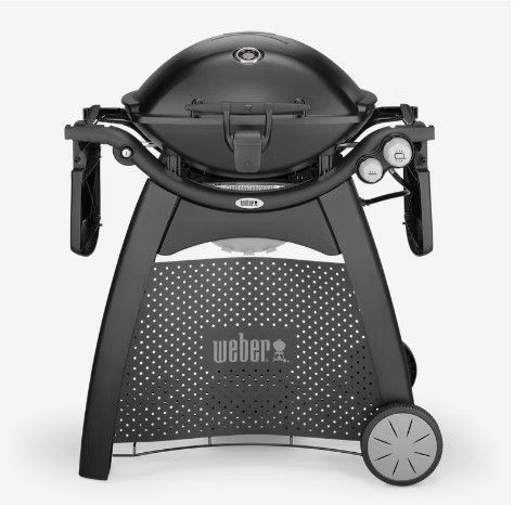 Weber Q 3200 Gas Grill with Stand, Black