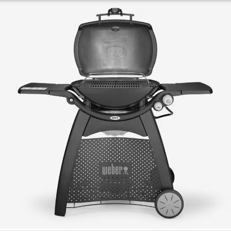 Weber Q 3200 Gas Grill with Stand, Black