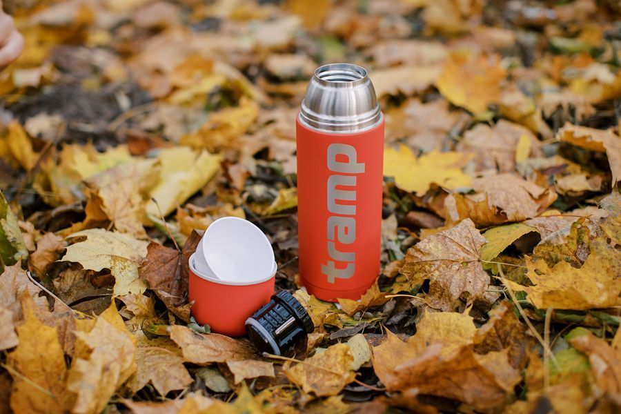 Tramp Soft Touch Thermos 0.75 L UTRC-108, Khaki, Оранжевый