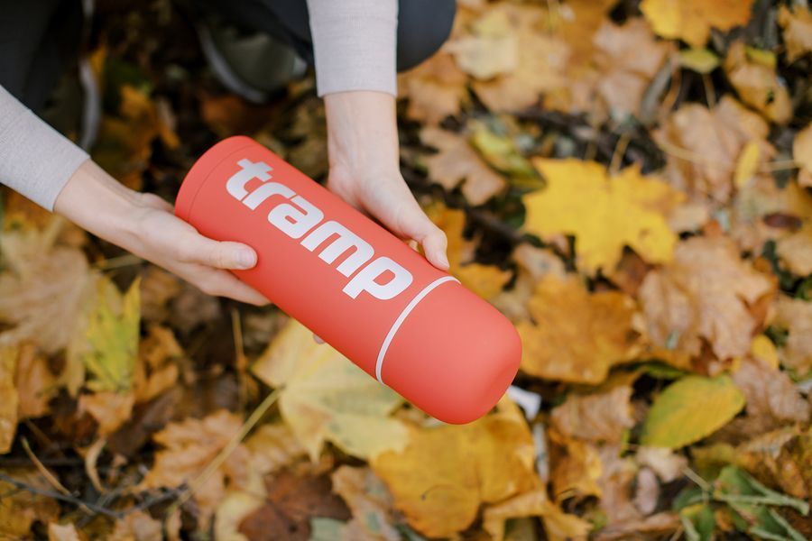 Tramp Soft Touch Thermos 0.75 L UTRC-108, Khaki, Оранжевый