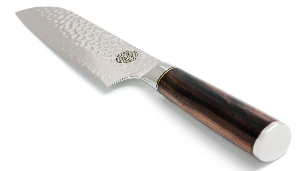 GRILLI Professional Damascus Steel Santoku Knife 18 cm, 88871