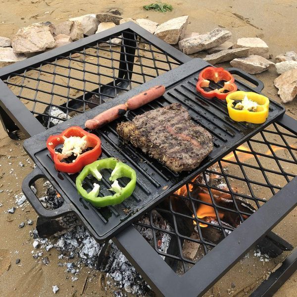GRILLI Cast Iron Plancha with Handles 40x20x1.5 cm 777181
