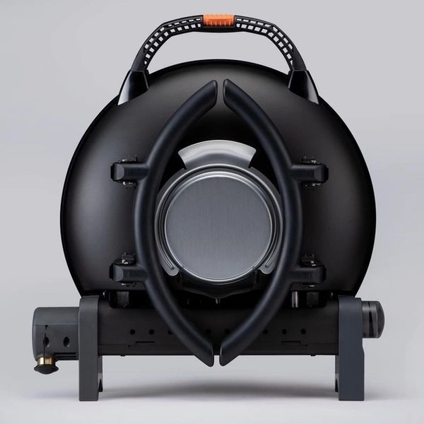 КОМПЛЕКТ Портативний переносний газовий гриль O-GRILL 600T, чорний + шланг в подарунок!