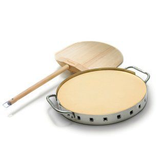 Набор для пиццы Broil King (камень, лопата, форма с ручками)