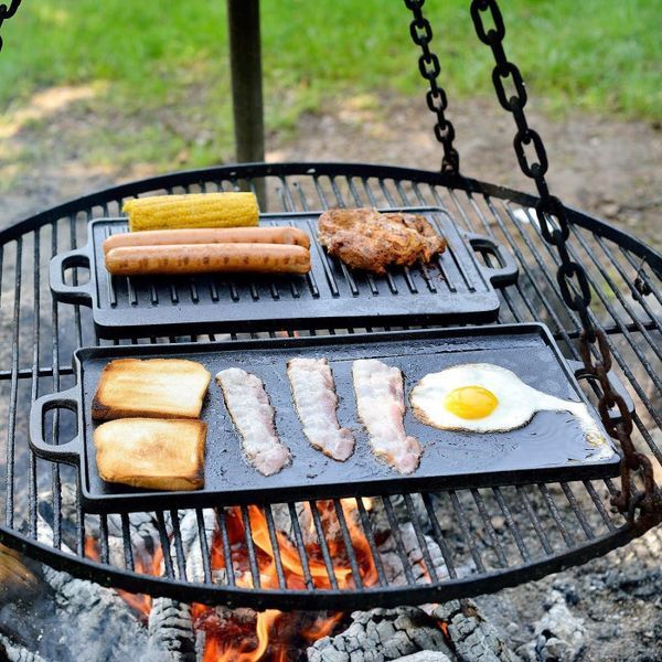 GRILLI Cast Iron Plancha with Handles 51x23x1.5 cm 777183
