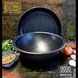 Uzbek Cast Iron Kazan WOK 8 L, &Oslash;34 cm, 11 kg, with Grill Lid-Skillet, Ливарний чавун, 800, 340