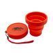Tramp Collapsible Silicone Cup with Lid 180 ml UTRC-083, Orange, Оранжевый