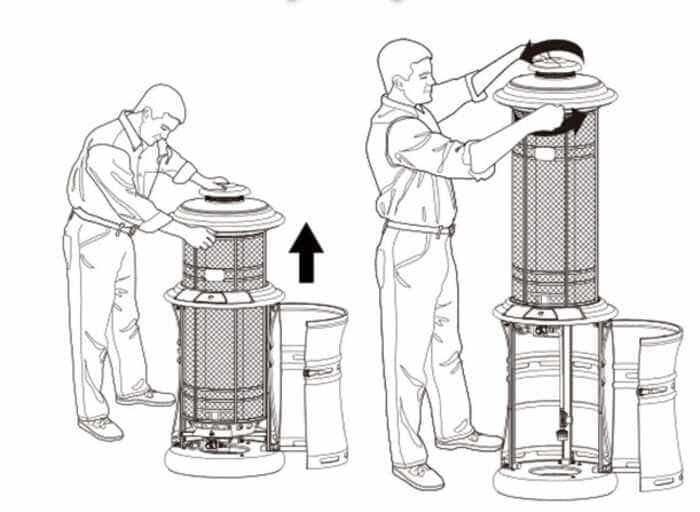 Enders Vulano Outdoor Gas Heater, 11 kW