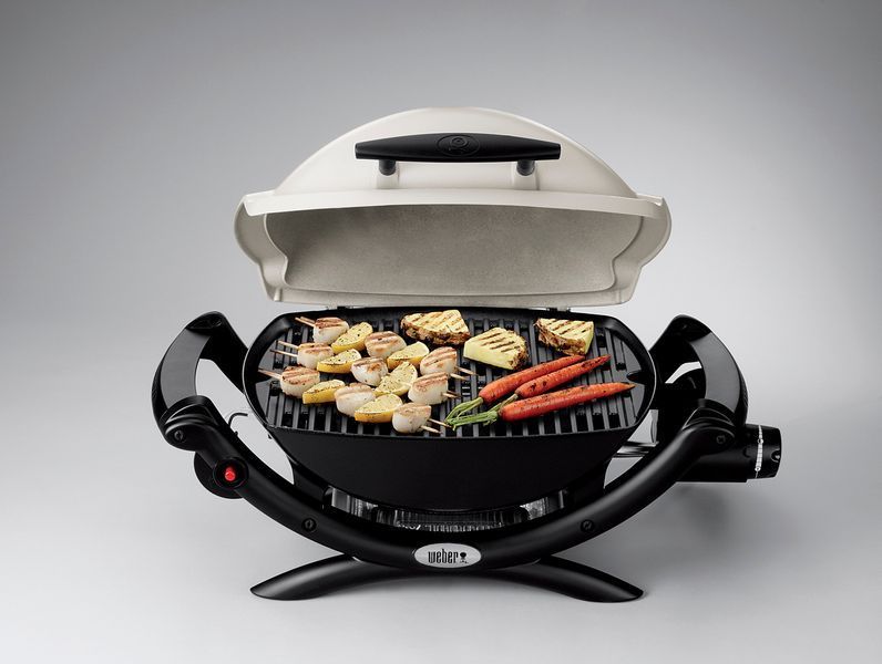 Газовий гриль Weber Q 1000, титановий
