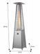 Уличный газовый обогреватель Activa Pyramide Cheops, 9,3 кВт