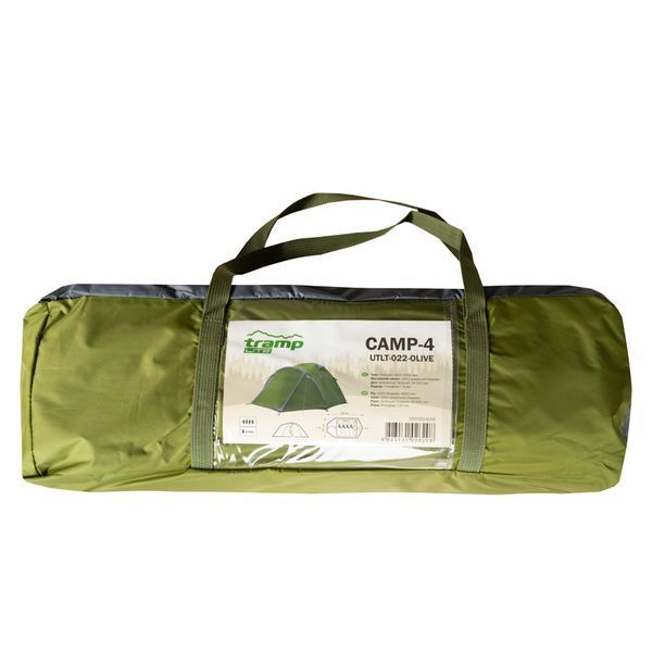 Tramp Lite Camp 4 Tent, Olive UTLT-008