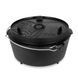 Казан-жарівня чавунна Petromax Dutch Oven ft12 на ніжках 10,8 л