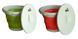 TRAMP Collapsible Silicone Bucket with Lid 5 L, Red, Красный, харчовий силікон, поліпропілен