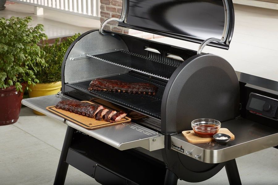 SmokeFire Stainless Steel Folding Front Table (EX6)