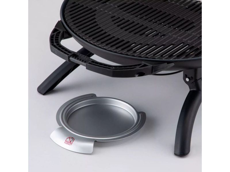 КОМПЛЕКТ Портативний переносний газовий гриль O-GRILL 500, срібло + шланг в подарунок!